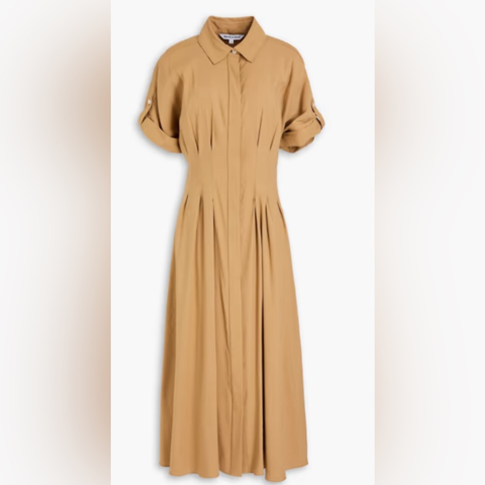 Veronica Beard Camel Midi Dress